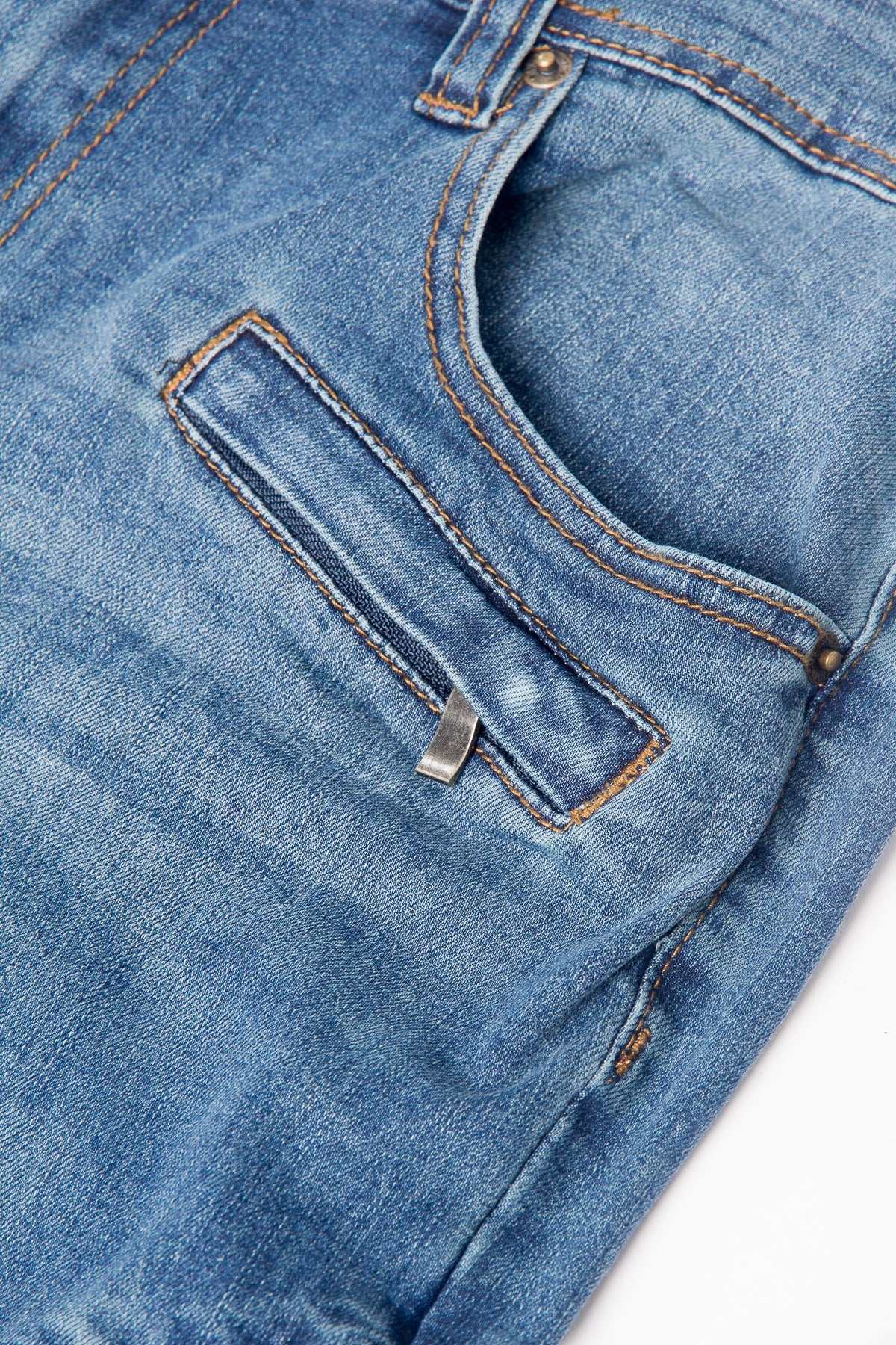 Moto Biker Denim Jeans