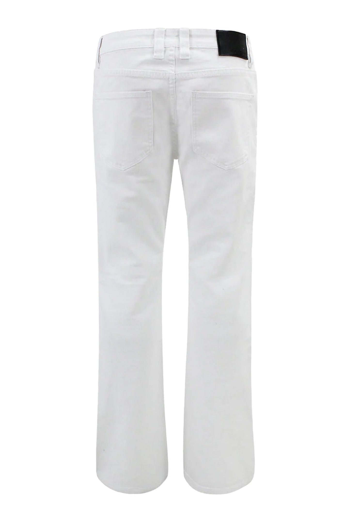 Men's Bootcut Rip & Repaired Colored Jeans