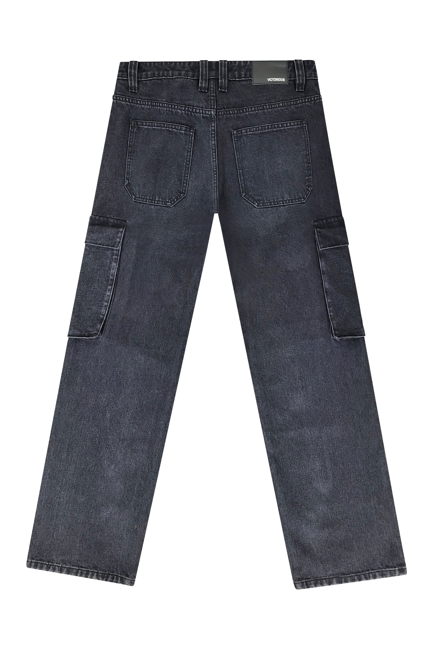 ANCHOR Baggy Fit Cargo Denim Jeans
