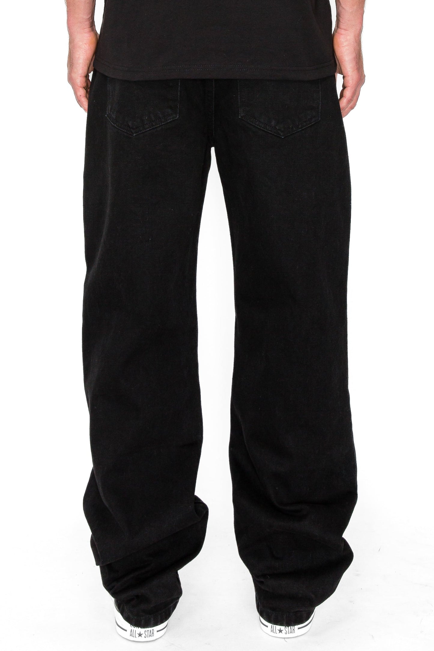 ATLAS Essential Baggy Denim Jeans - Black