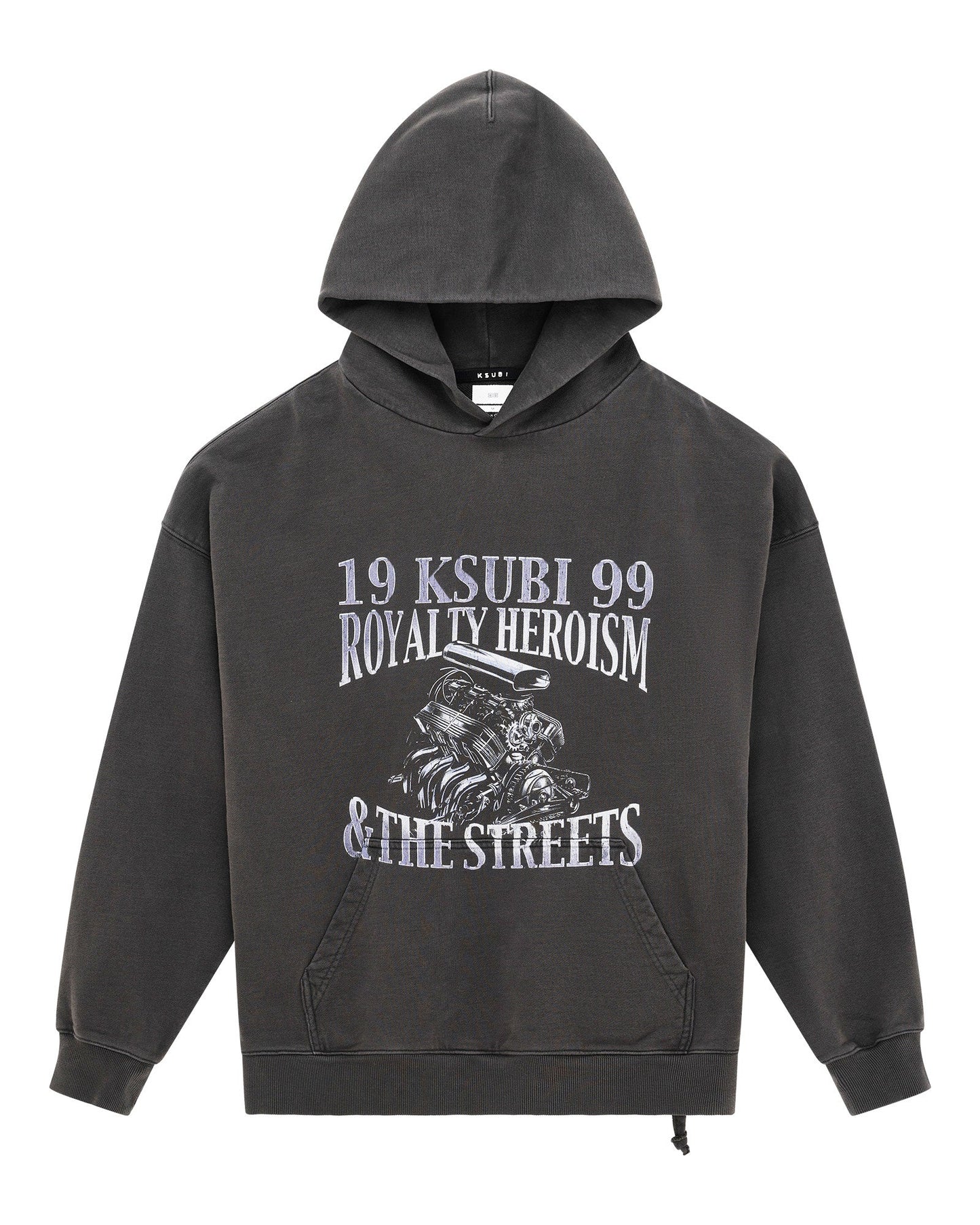 ENGINE EKCESS HOODIE FADED BLACK