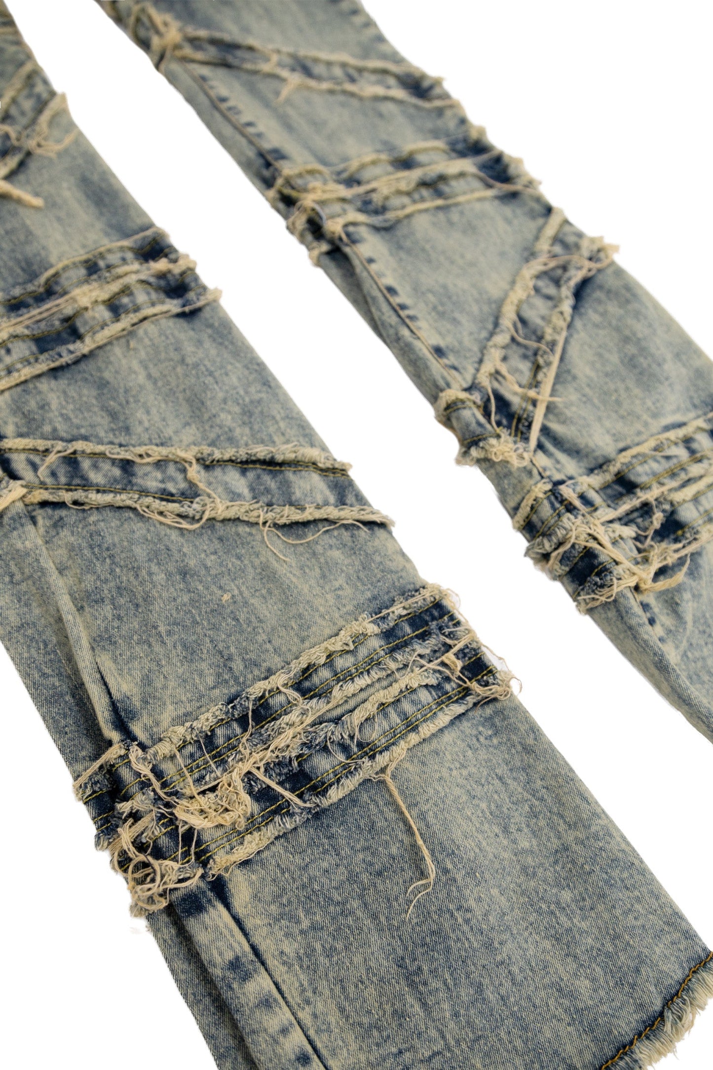 Men's Stacked Crossover Denim Jeans