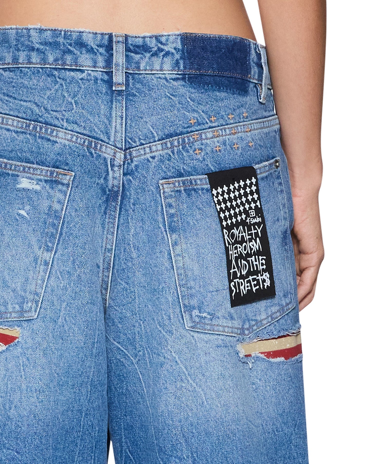 KSUPER JEAN LIBERTY BLUE FLAG