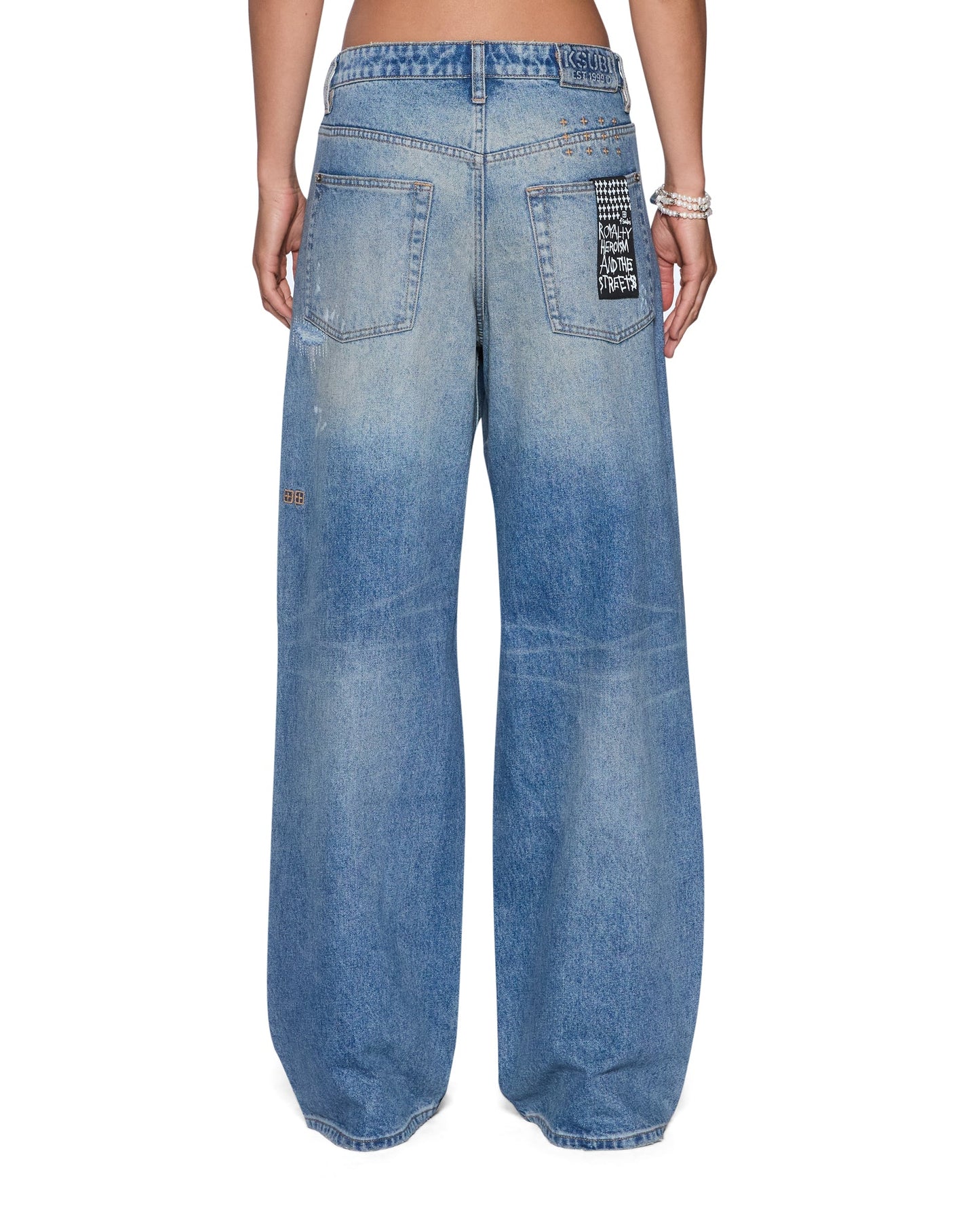 KSUPER JEAN PAINTER BLUE