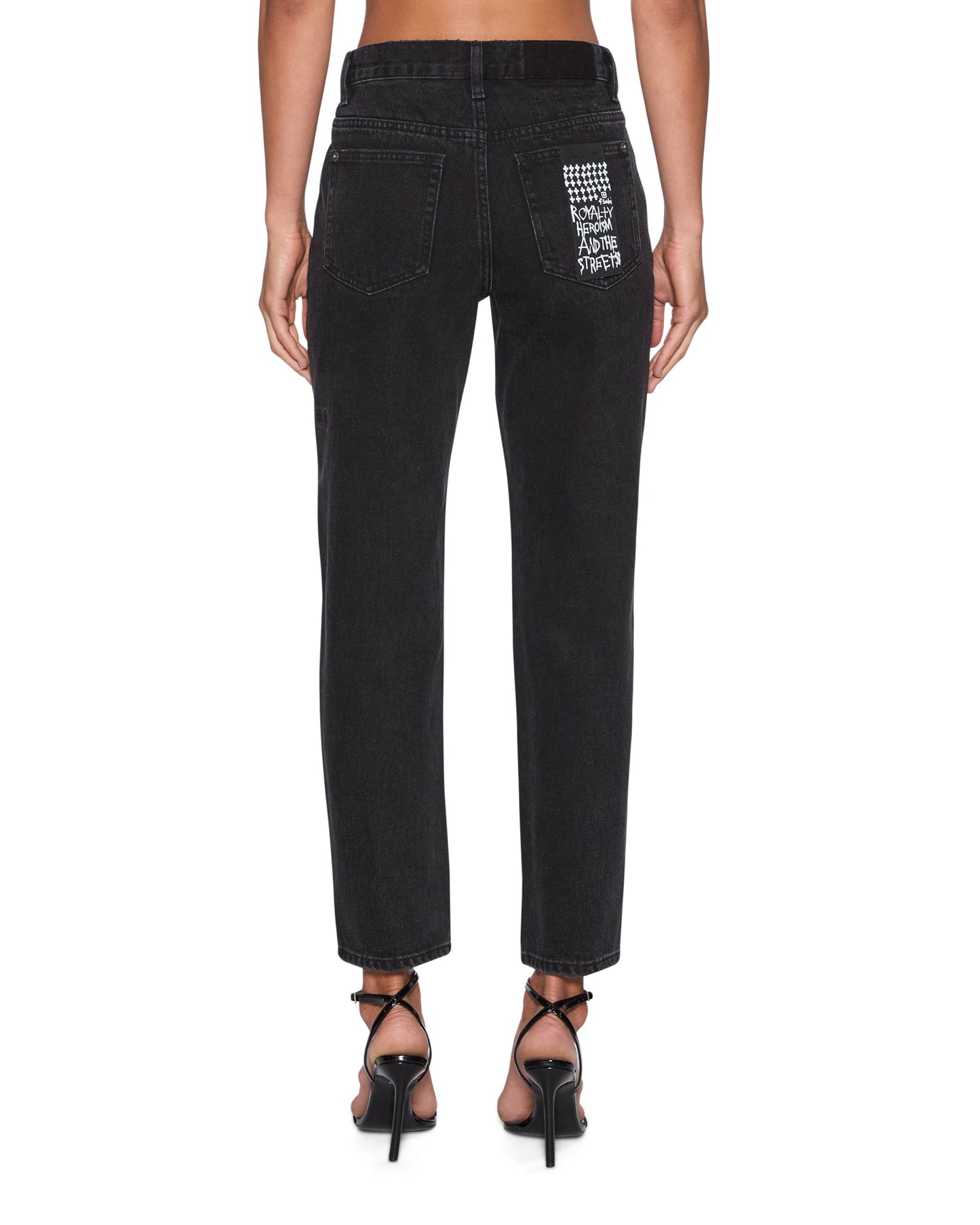 PINUP CROP JEAN NOIR
