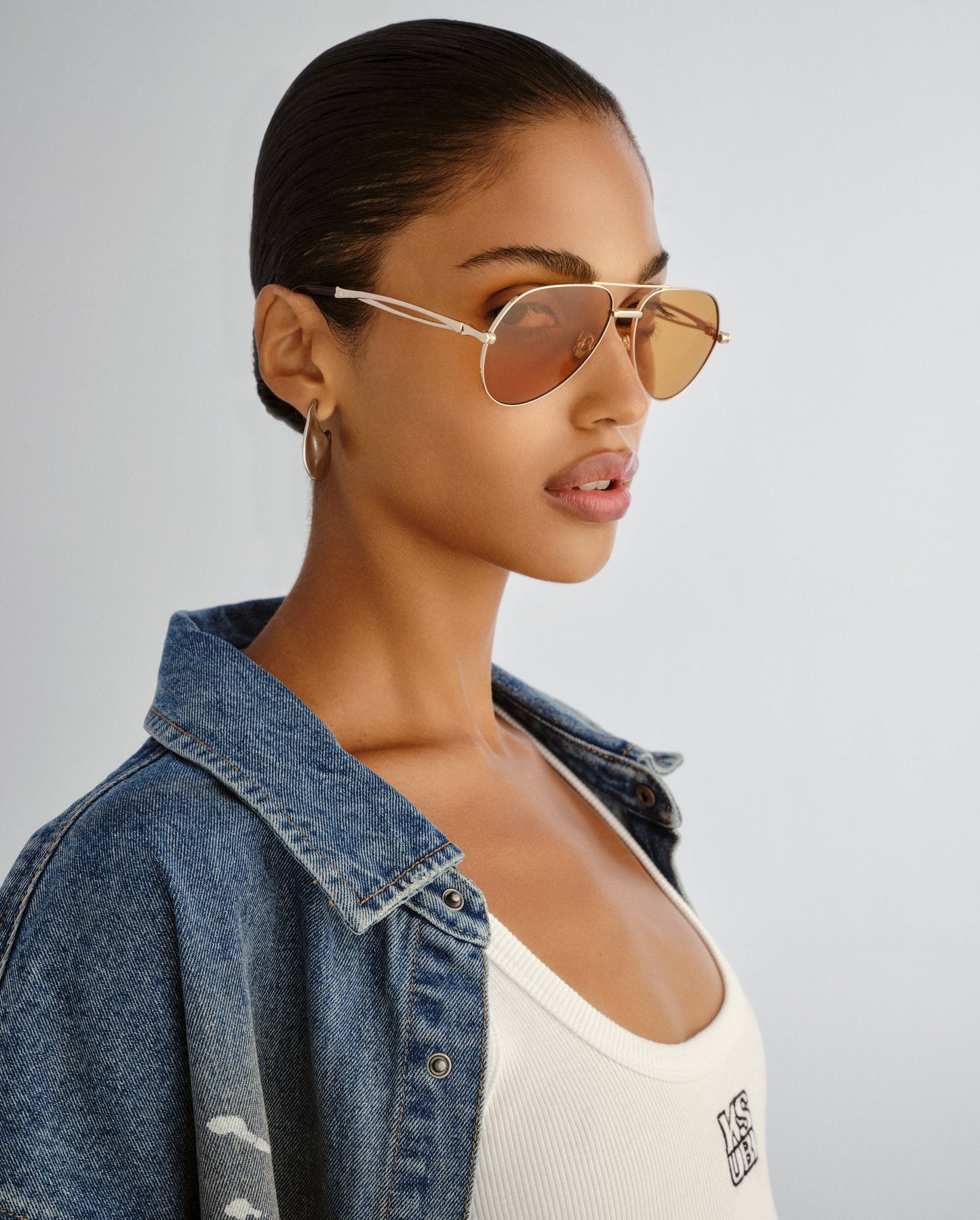 THE MONTANA SUNGLASSES GOLD AMBER