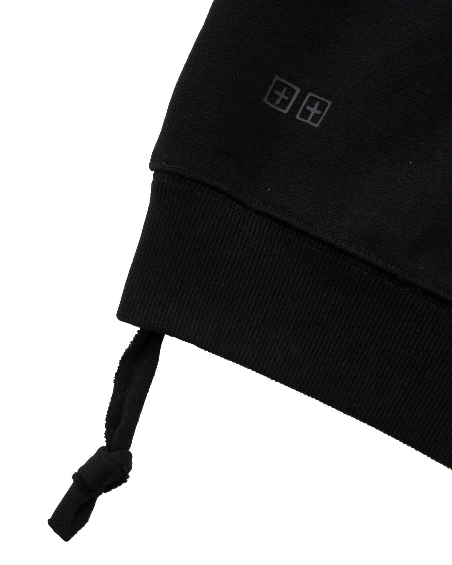 KSUBI X STAYME7O EKCESS HOODIE JET BLACK