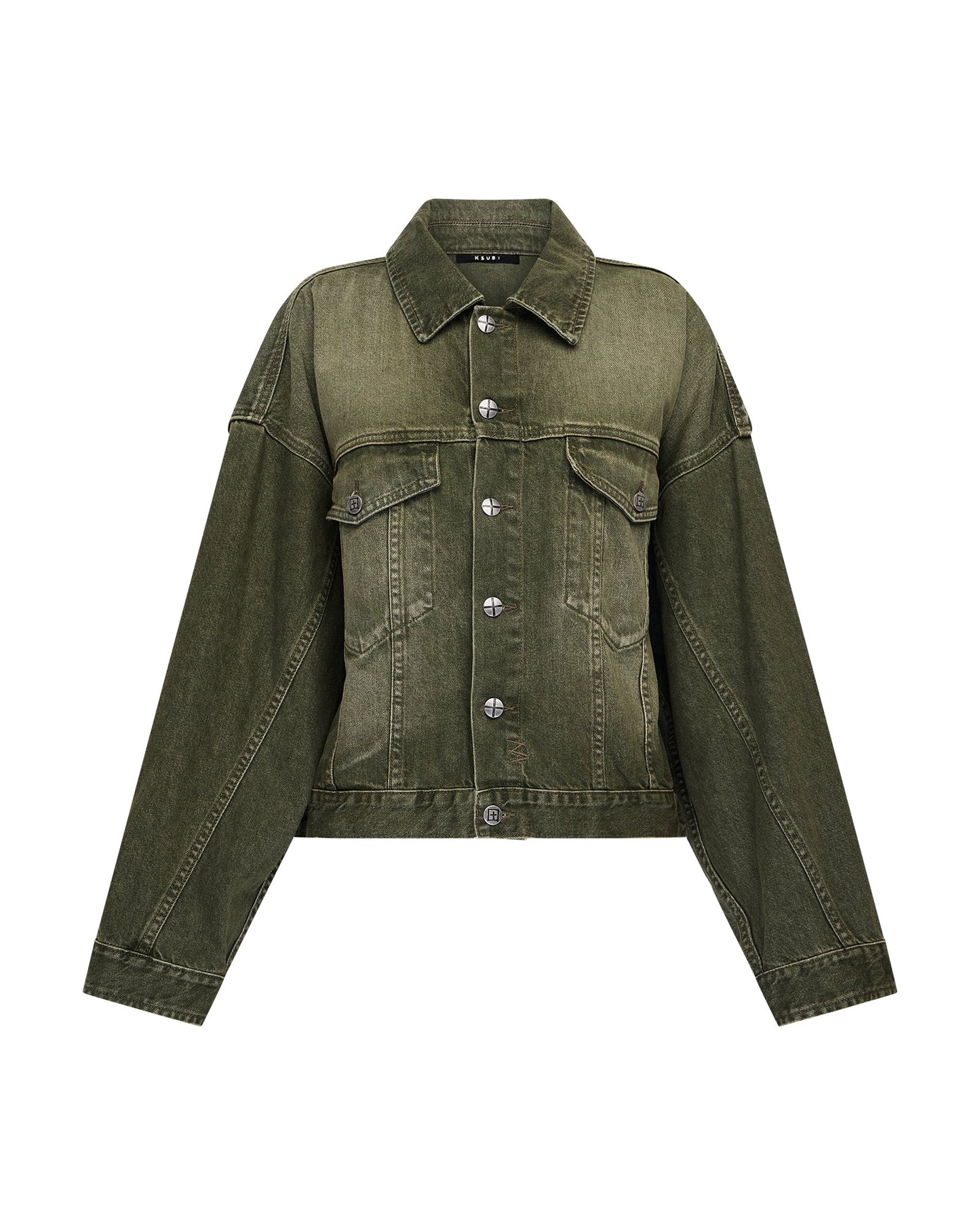 RELAX TRUCKER JACKET MILITANT GREEN