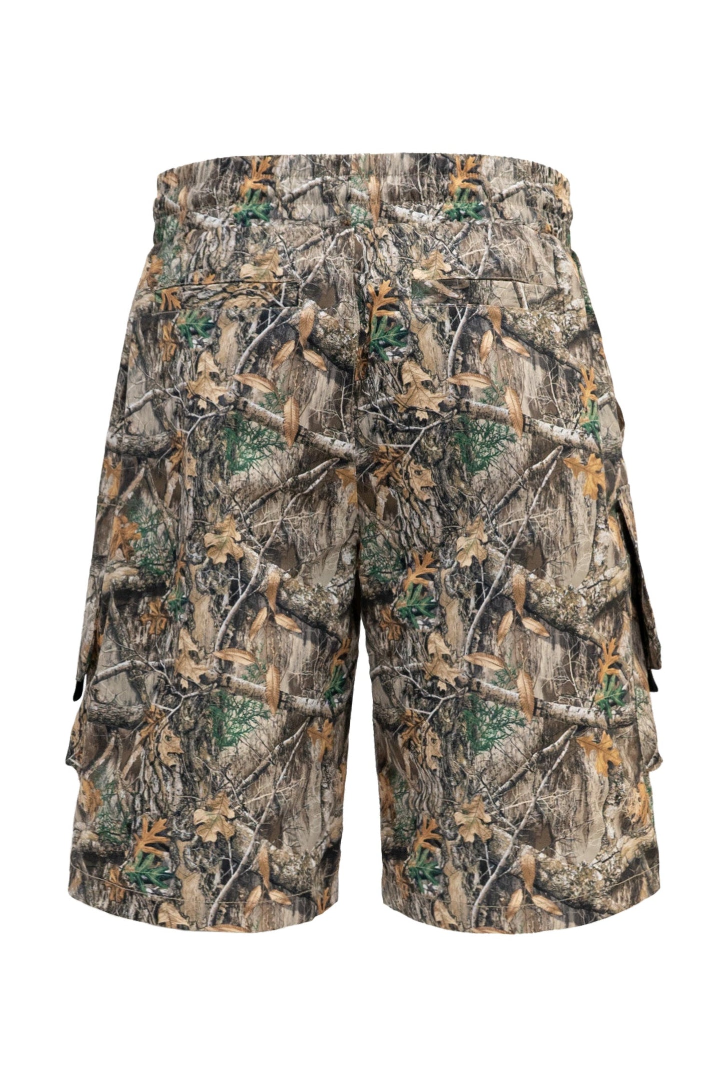 Men's Utility Camo Crop Over Shirt & Shorts Set