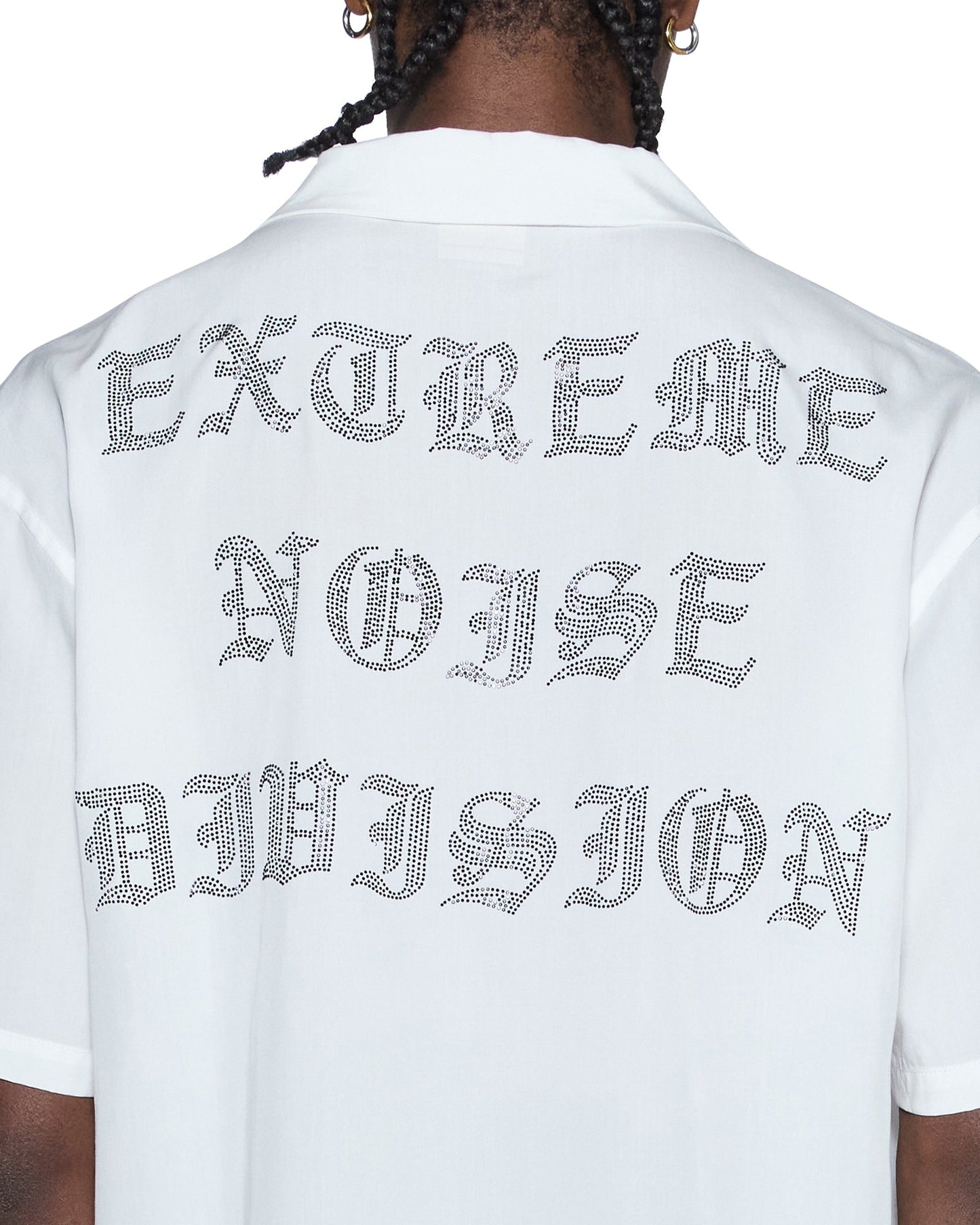 END DINER SS SHIRT SATIN WHITE