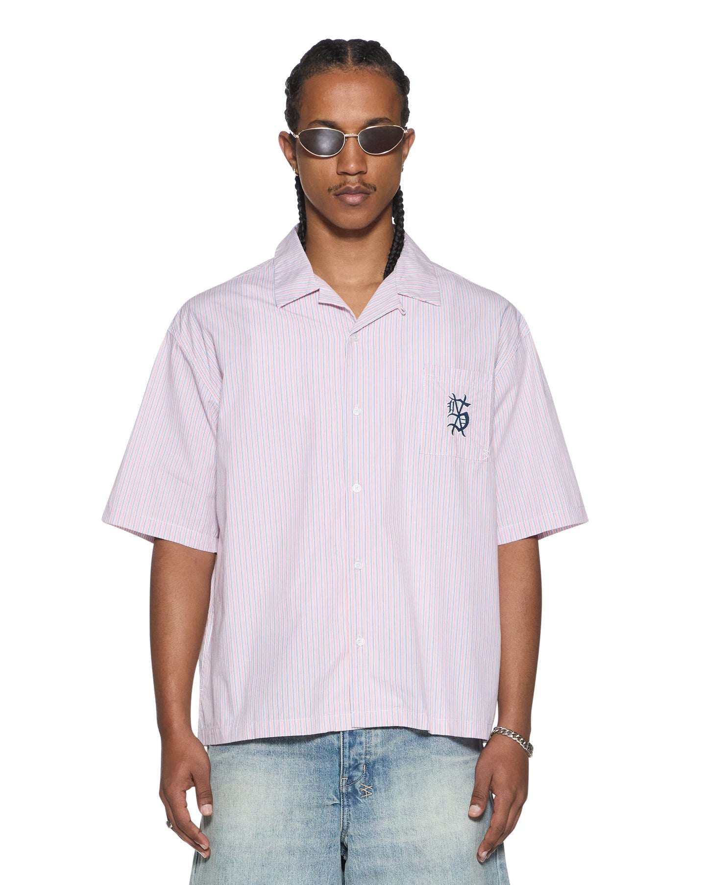 EFFECT DINER SS SHIRT QUARTZ STRIPE