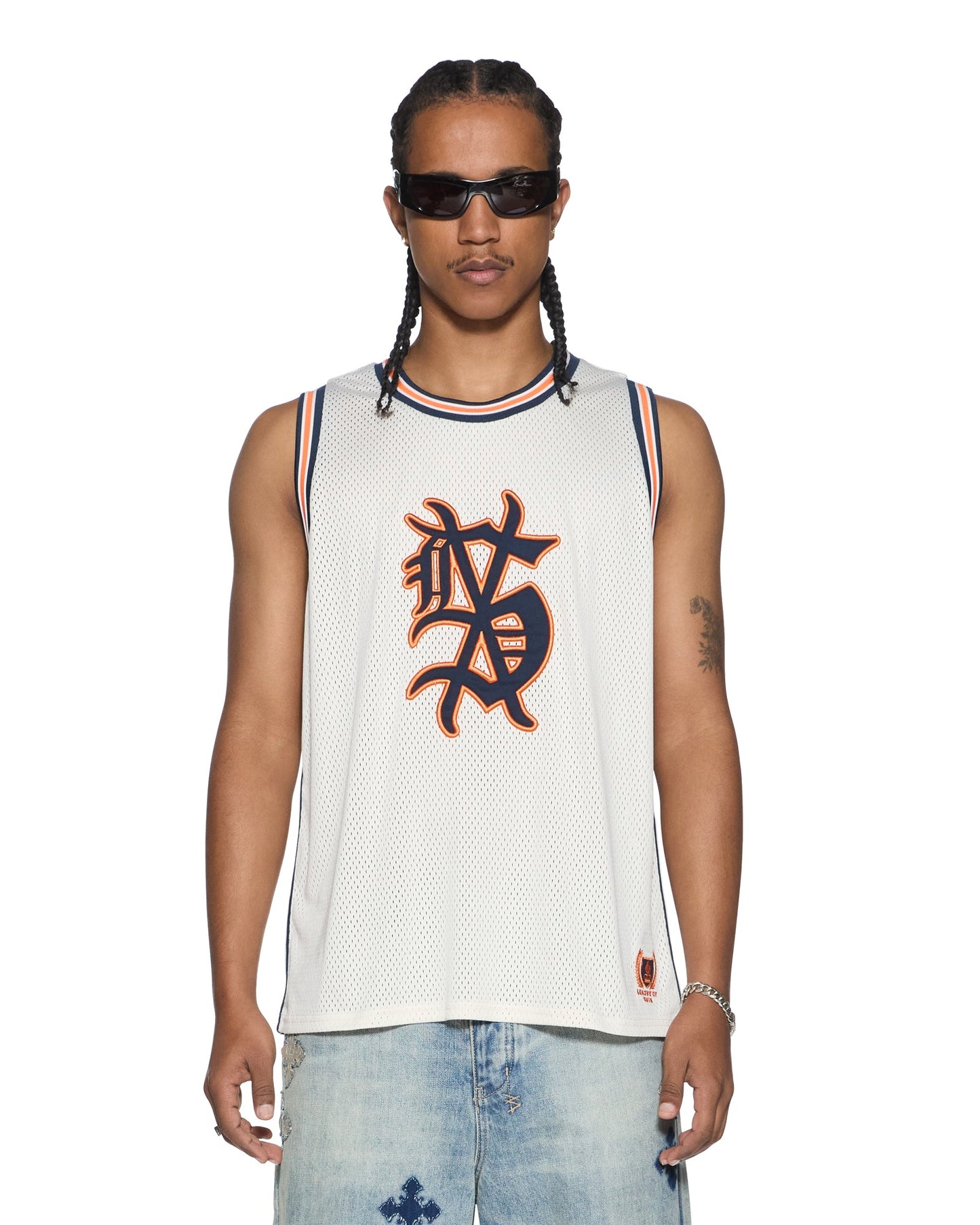 BOLTER MESH DEBUT SINGLET ECRU