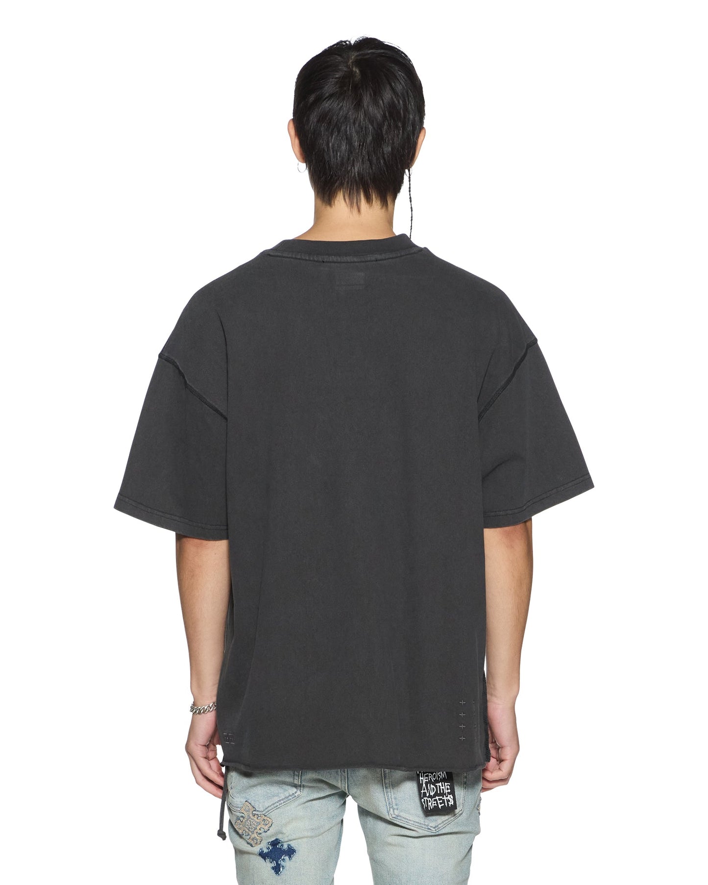LAYBEL EKCESS SS TEE WASHED BLACK