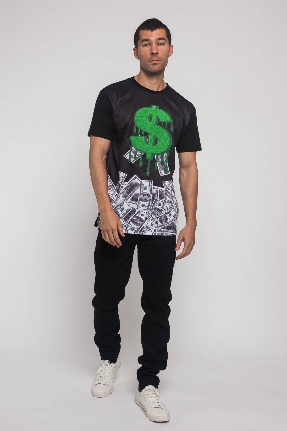 Chenille Dollar Sign T-Shirt