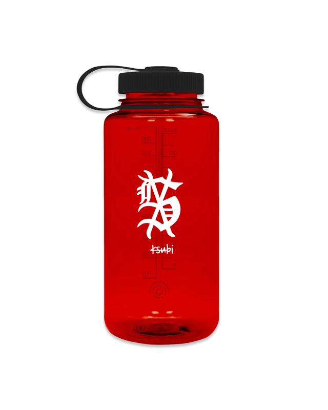 KSUBI X NALGENE 32 OZ POCKET TAG BOTTLE RED