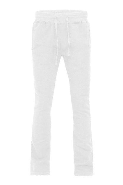 Men's Essential Slim Fit Flared Fleece Stacked Sweatpants