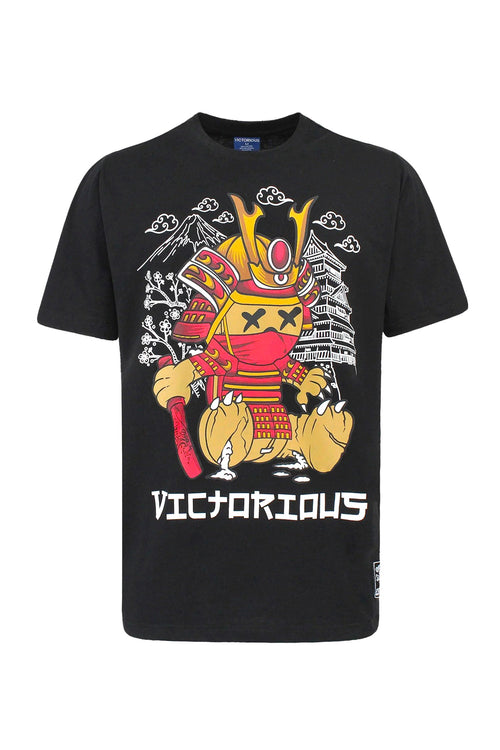 Men's Samurai Bear Graphic T-Shirt