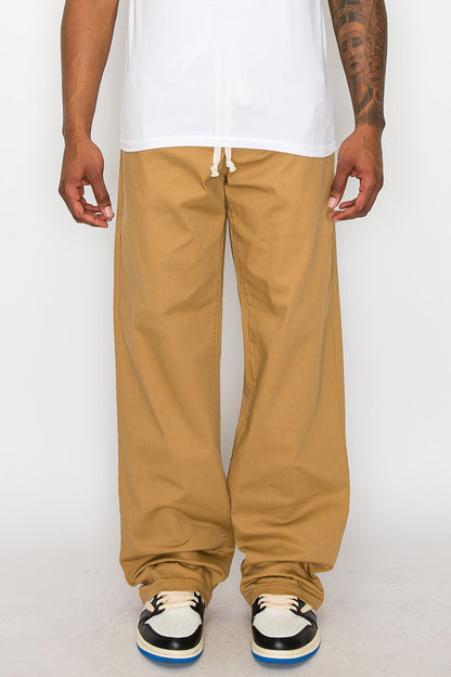 Baggy Fit Open Bottom Jogger Pants