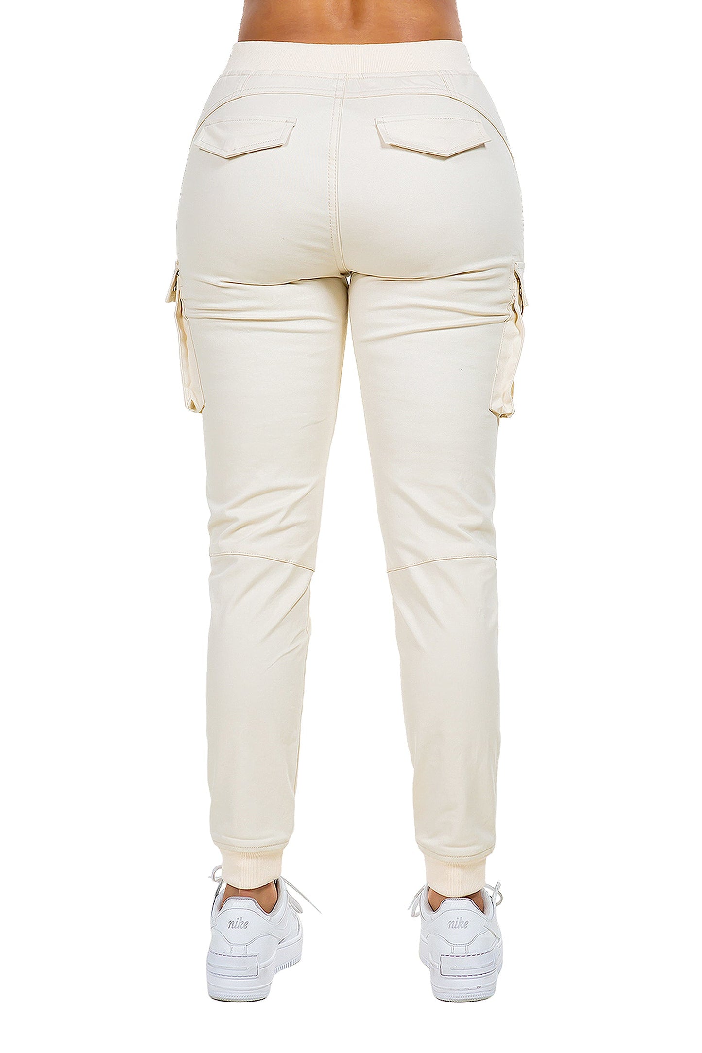 Women's Essential Colored Cargo Joggers