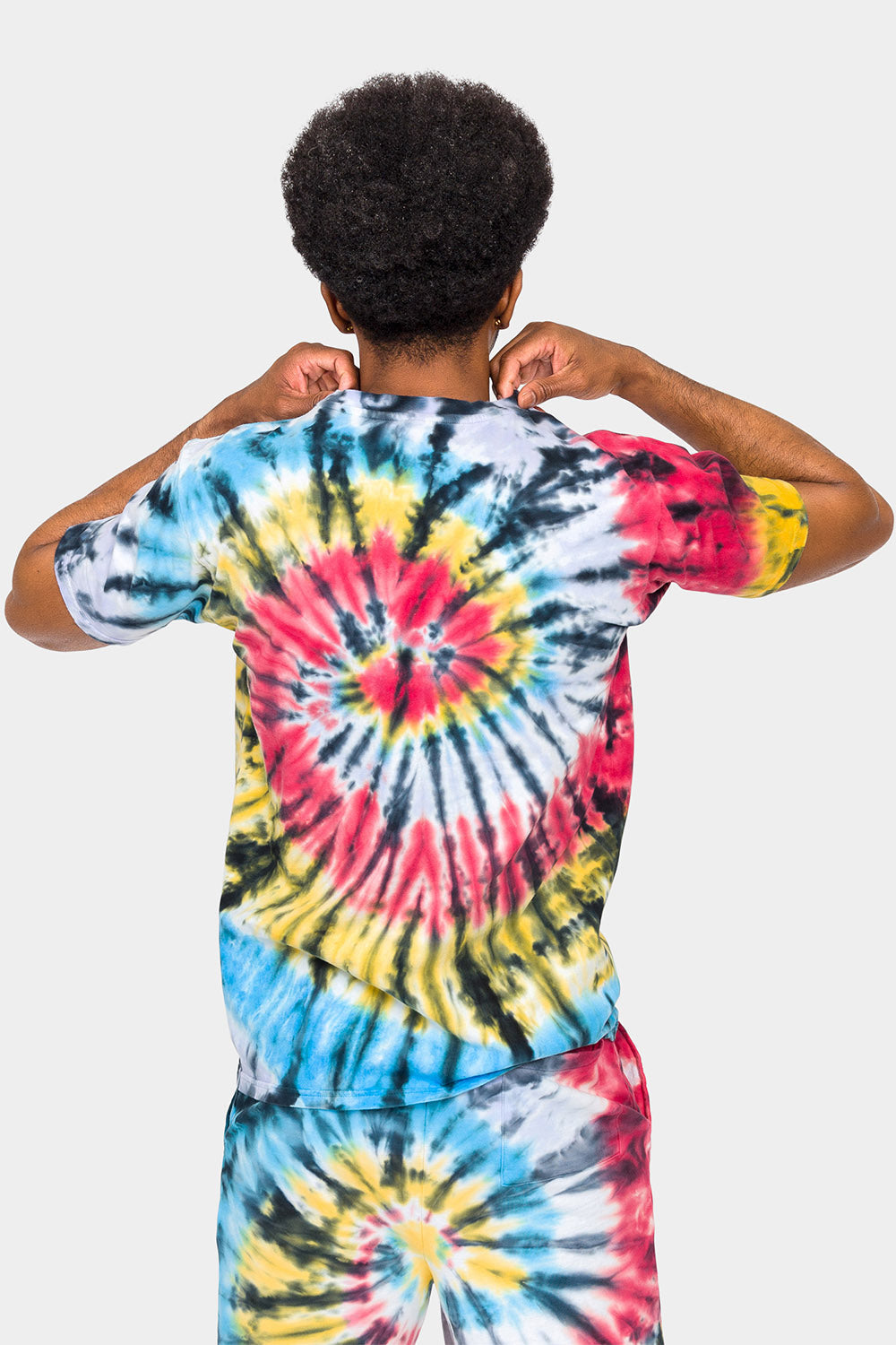 Swirl Tie Dye Cotton Shirt