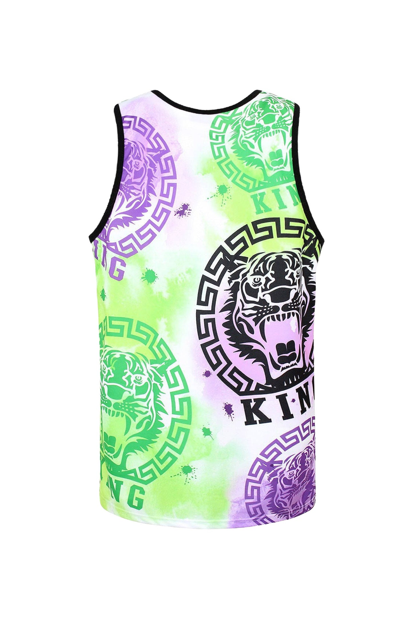 Men's Multicolor King Tiger Tank Top