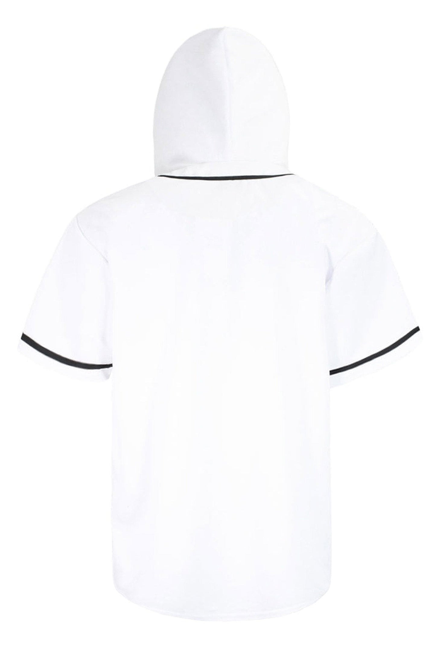 Men's Essential Hooded Baseball Short Sleeve Jersey