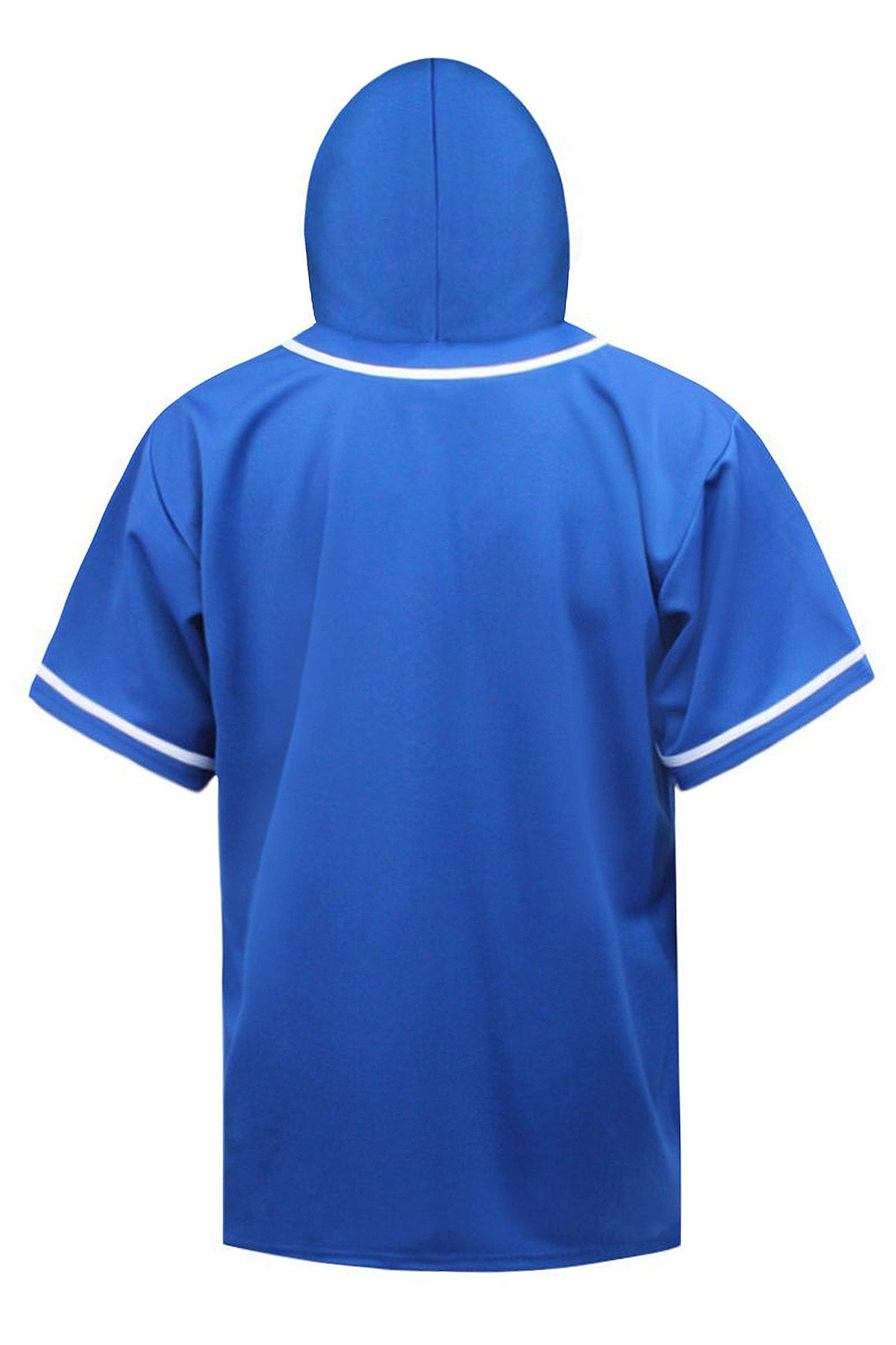 Men's Essential Hooded Baseball Short Sleeve Jersey