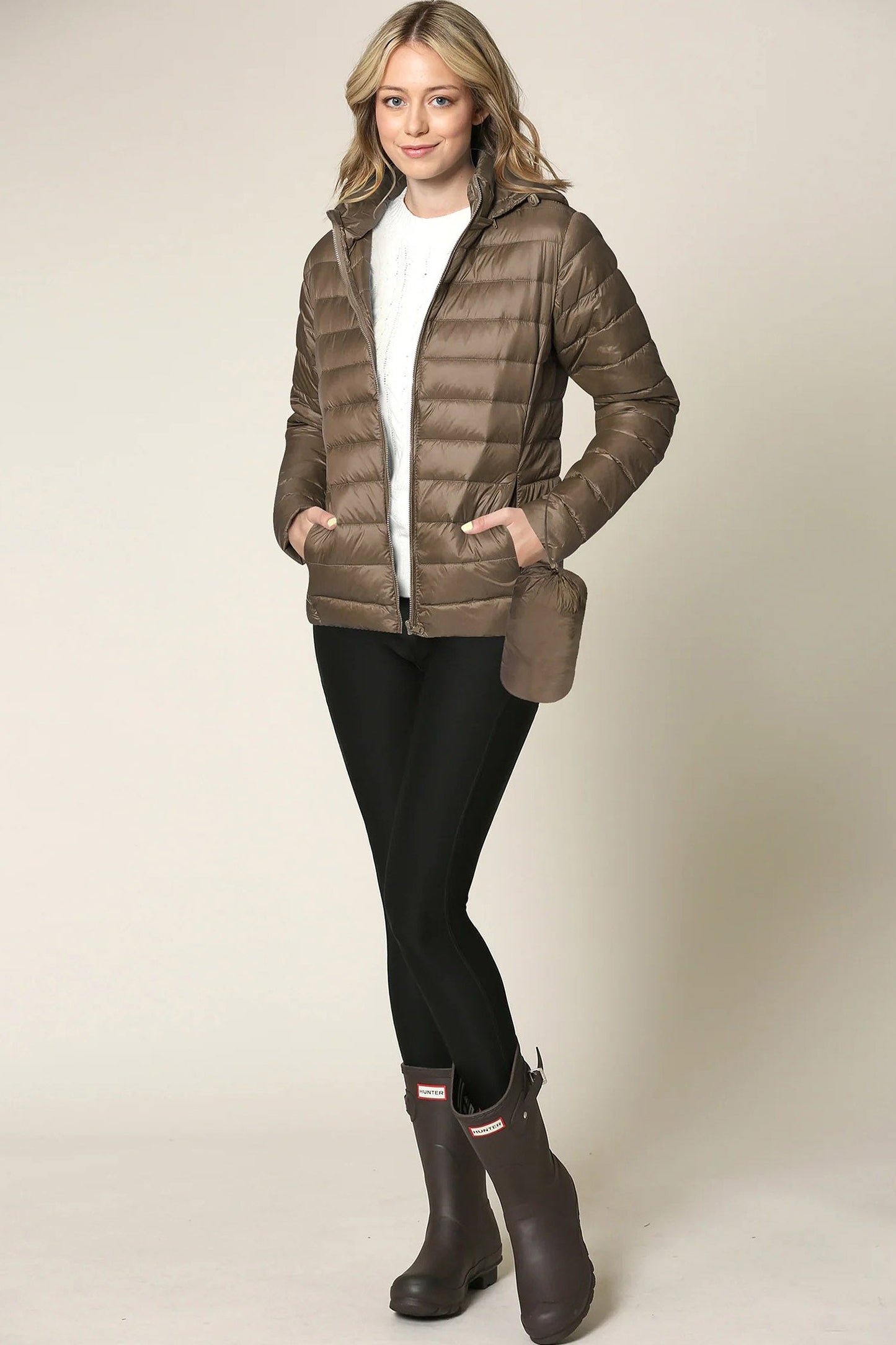 Women's Essential Ultra Light Weight Packable Down Jacket