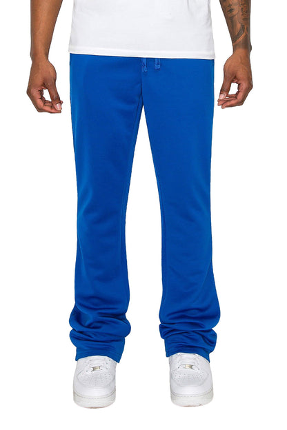 Men's Essential Solid Flare Stacked Track Pants