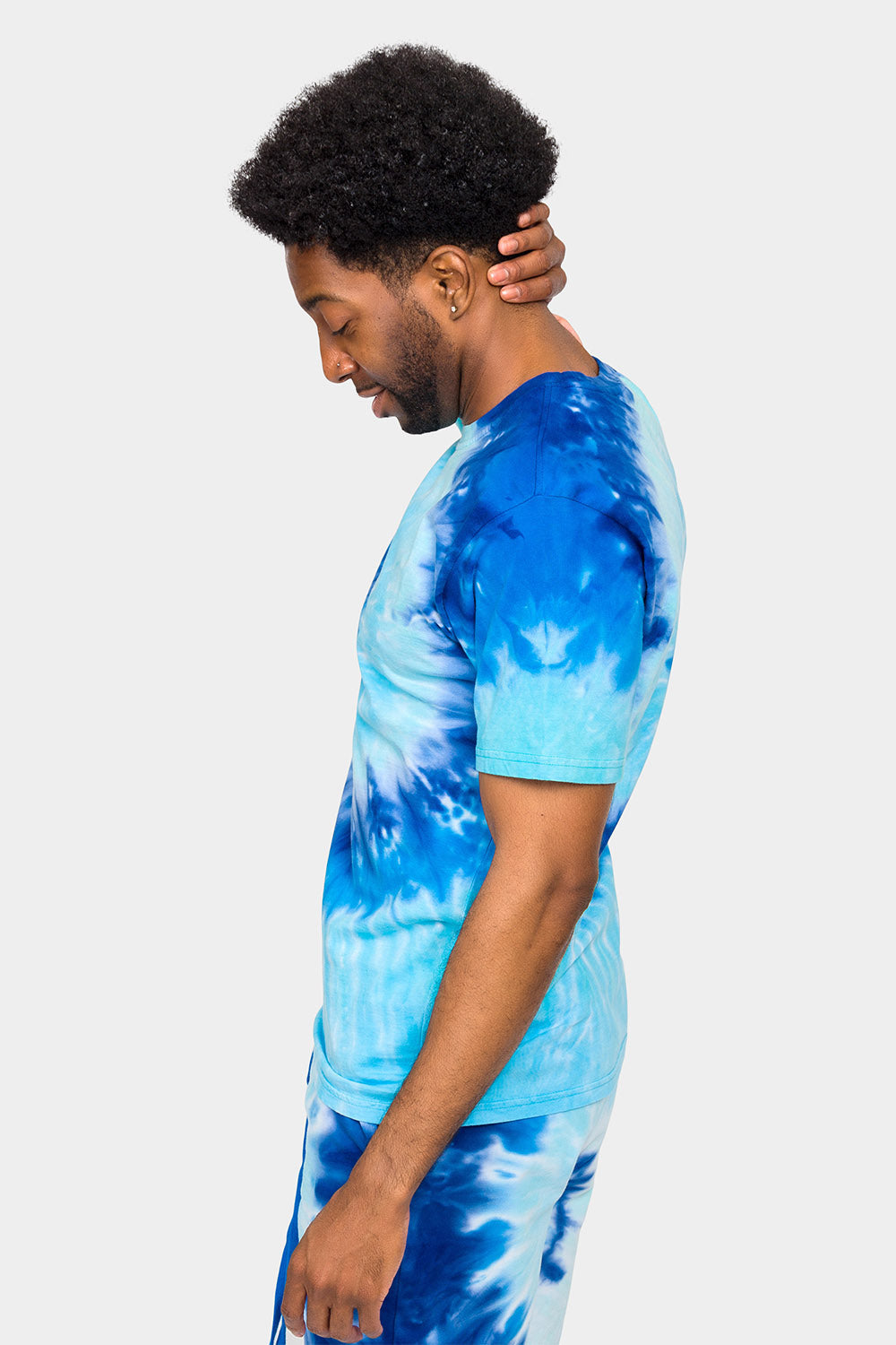 Pastel Contrast Swirl Tie Dye Cotton Shirt