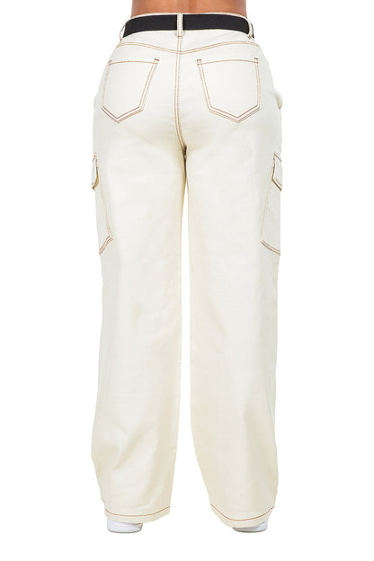 Women's Essential High Rise Carpenter Wide Leg Jeans