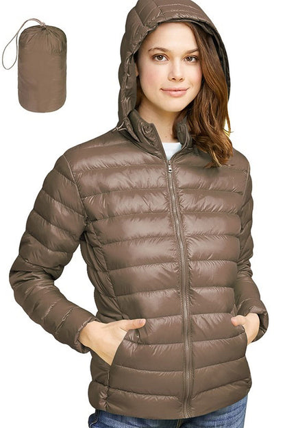 Women's Essential Ultra Light Weight Packable Down Jacket