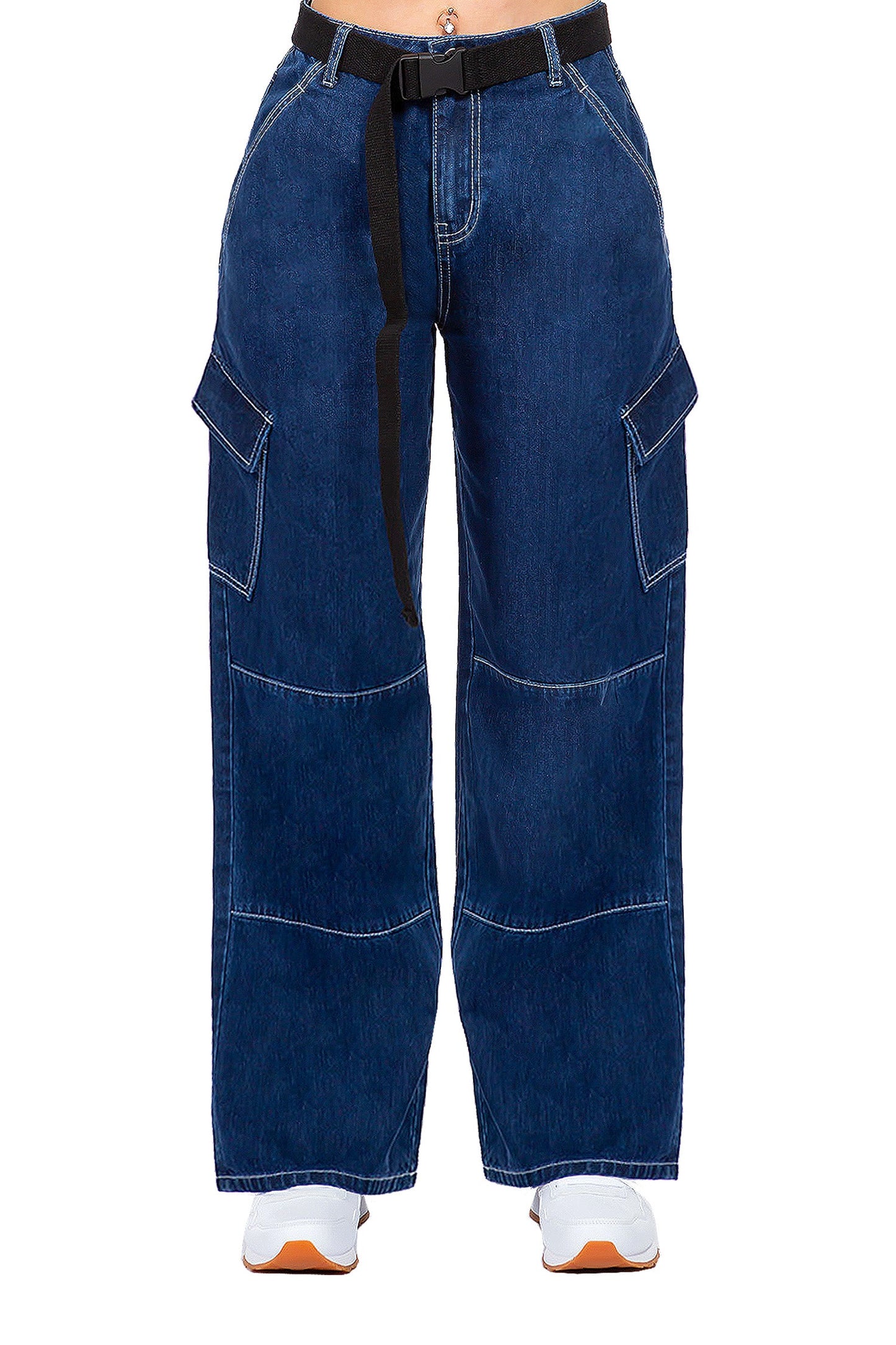 Women's Essential High Rise Carpenter Wide Leg Jeans