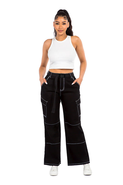 Women's Essential High Rise Carpenter Wide Leg Jeans