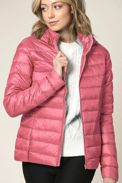 Women's Essential Ultra Light Weight Packable Down Jacket