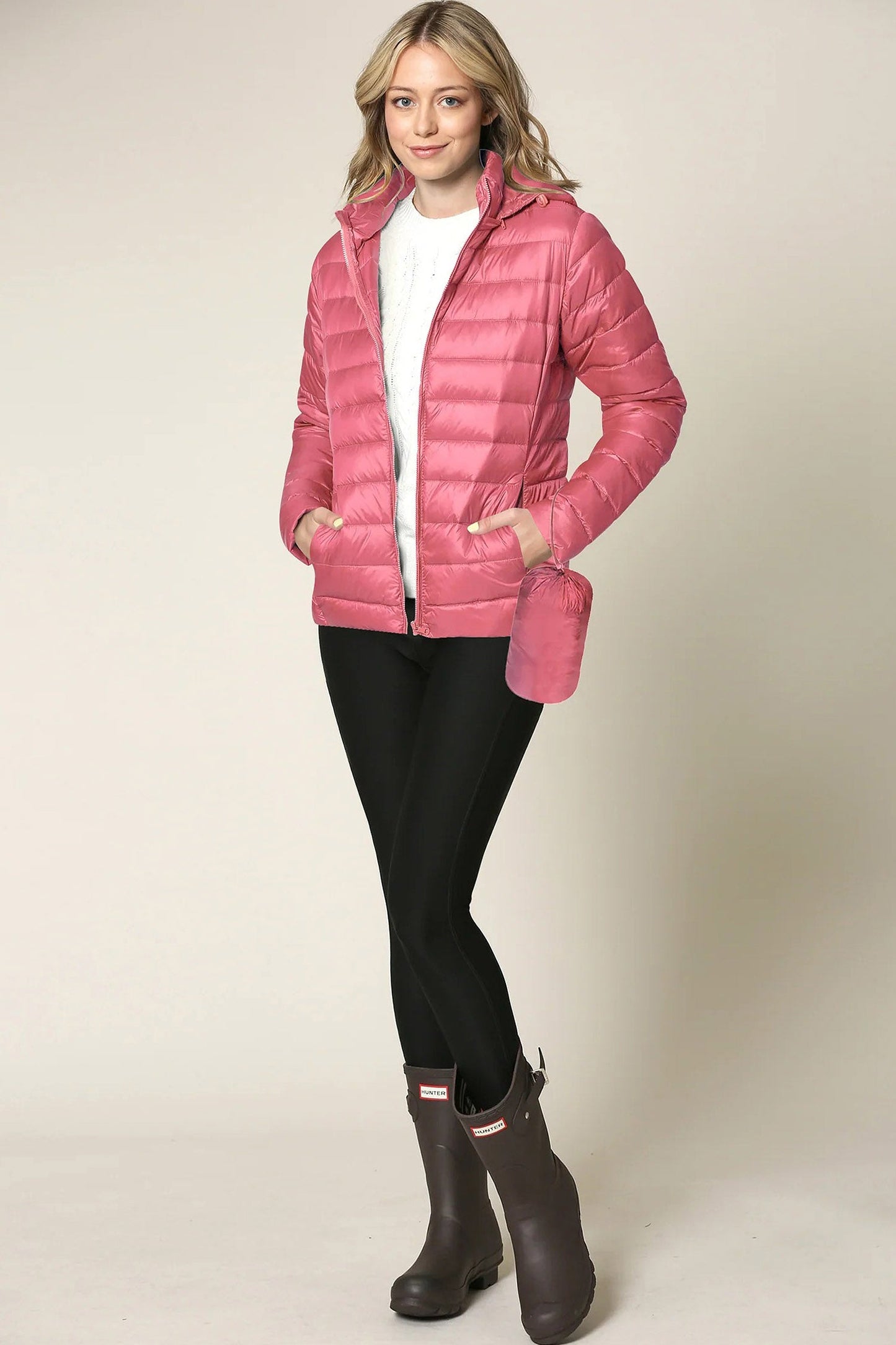 Women's Essential Ultra Light Weight Packable Down Jacket