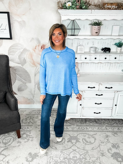 Midnight Mover Pullover - Ocean Blue