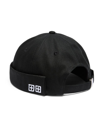 1999 BRIMLESS CAP BLACK