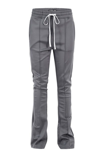 Men's Essential Solid Stacked Fit Flared Track Pants