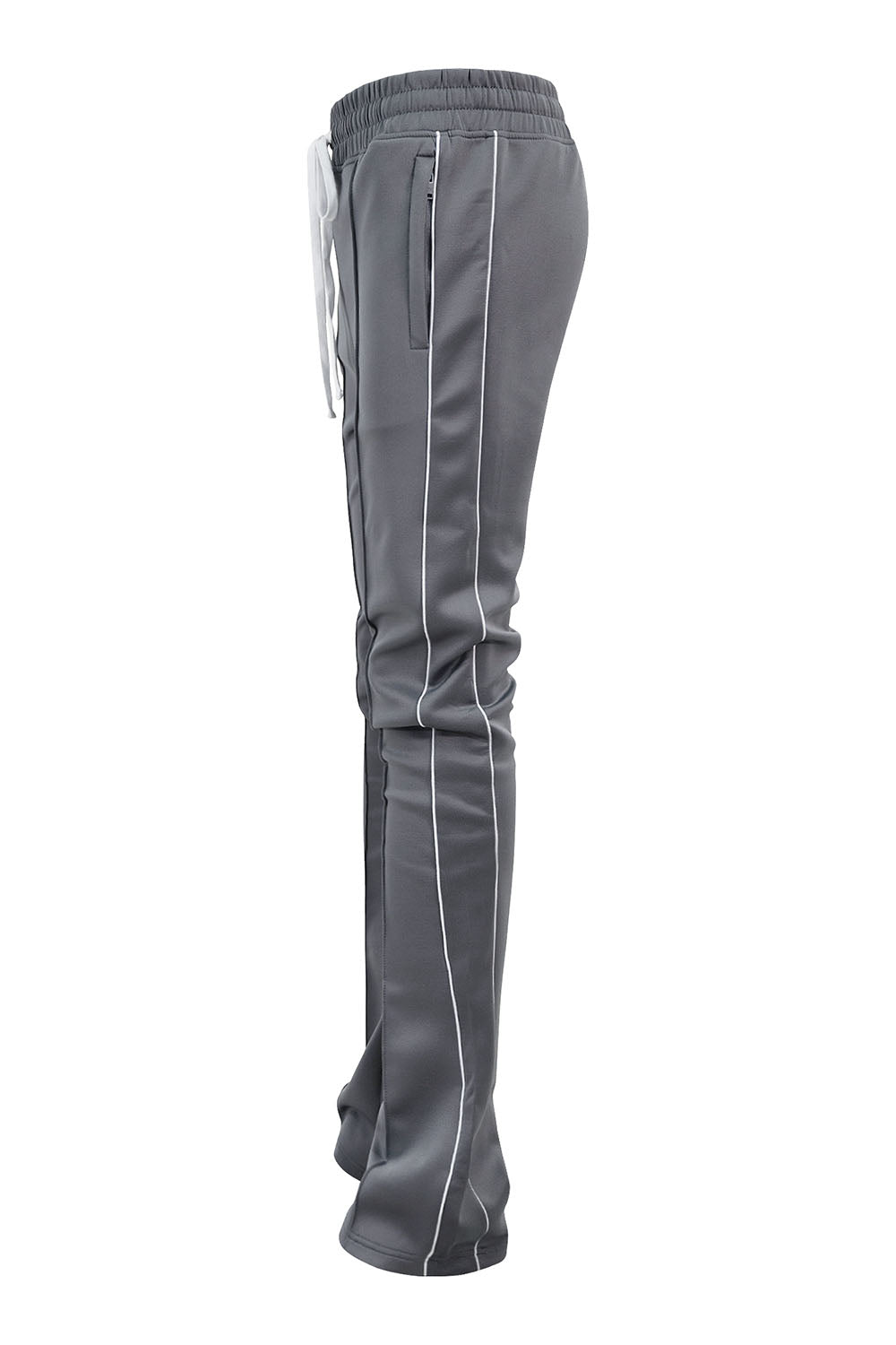 Men's Essential Solid Stacked Fit Flared Track Pants