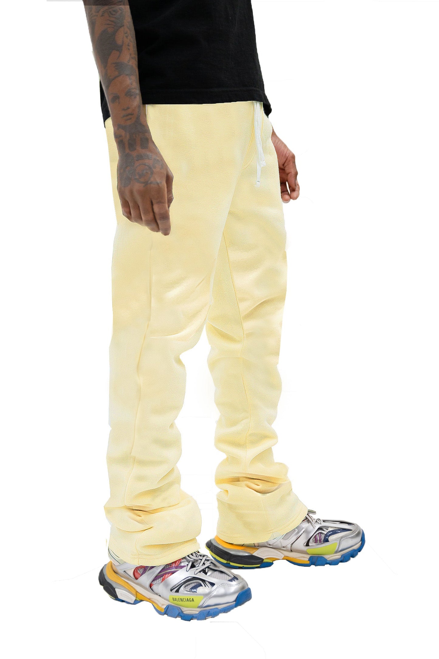 Men's Fleece Stacked Fit Sweat Pants