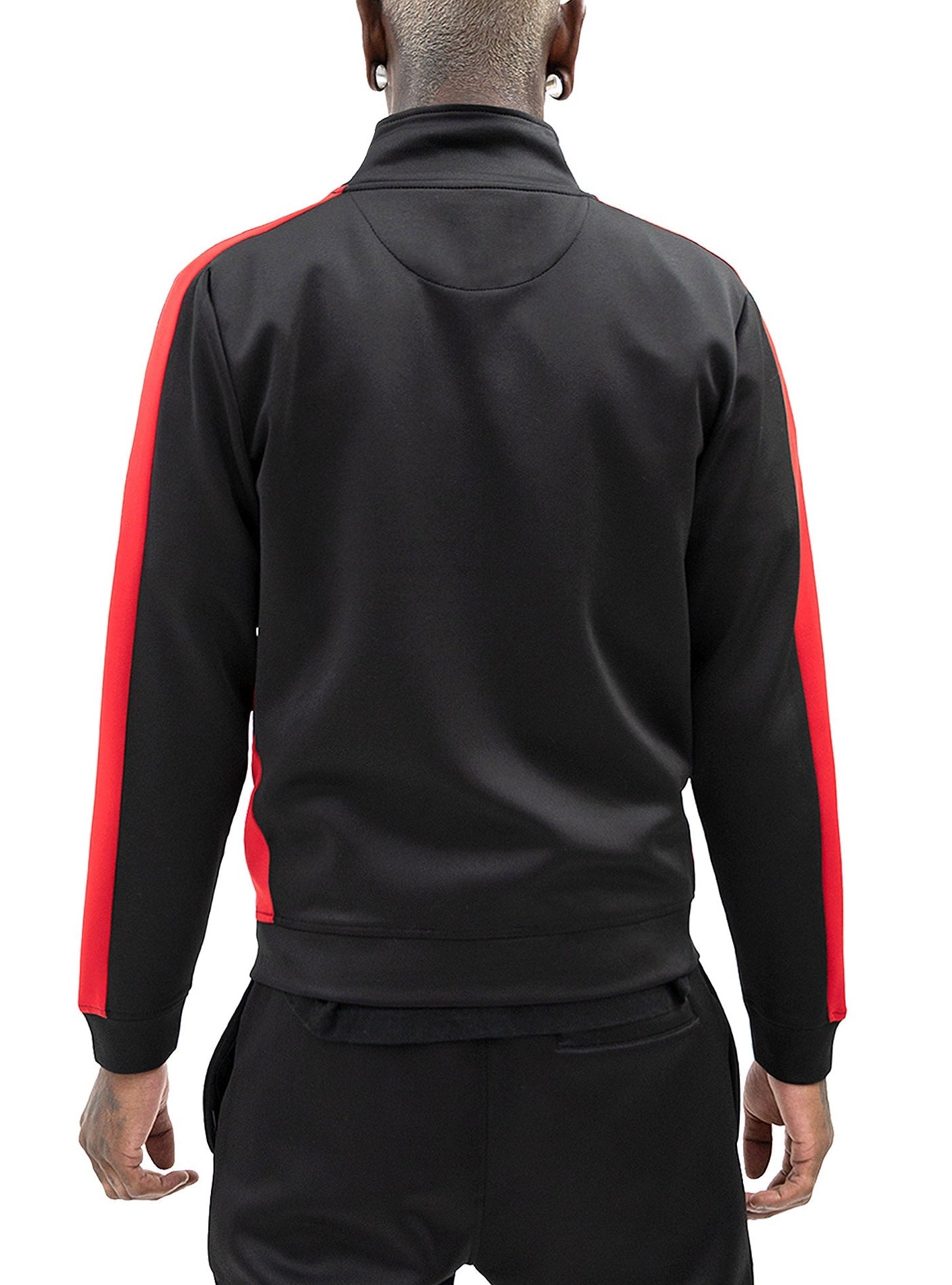 Men's Striped Solid Track Jacket