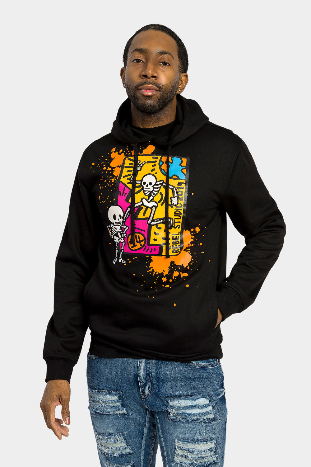 Skeleton Party Pullover Hoodie