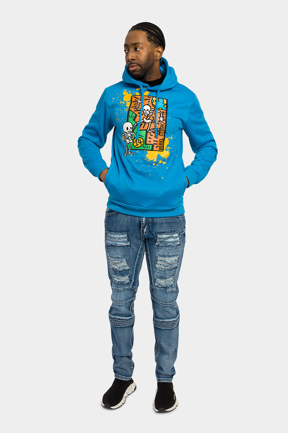 Skeleton Party Pullover Hoodie