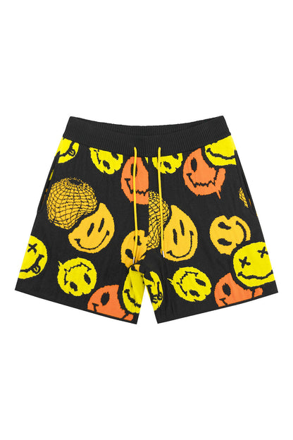 Men's Smiley Sweater Shorts