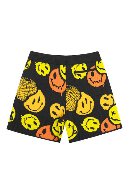 Men's Smiley Sweater Shorts