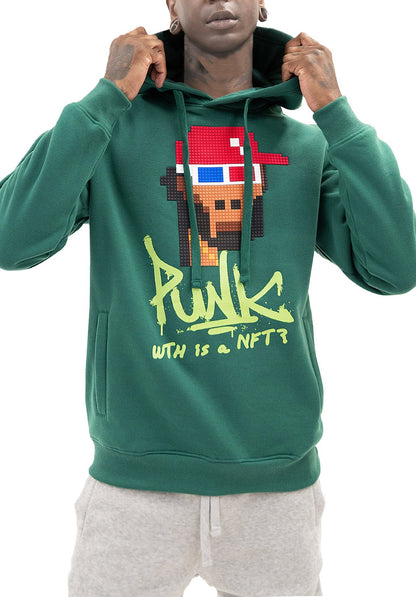 Punk 3D Lego Print Hoodie