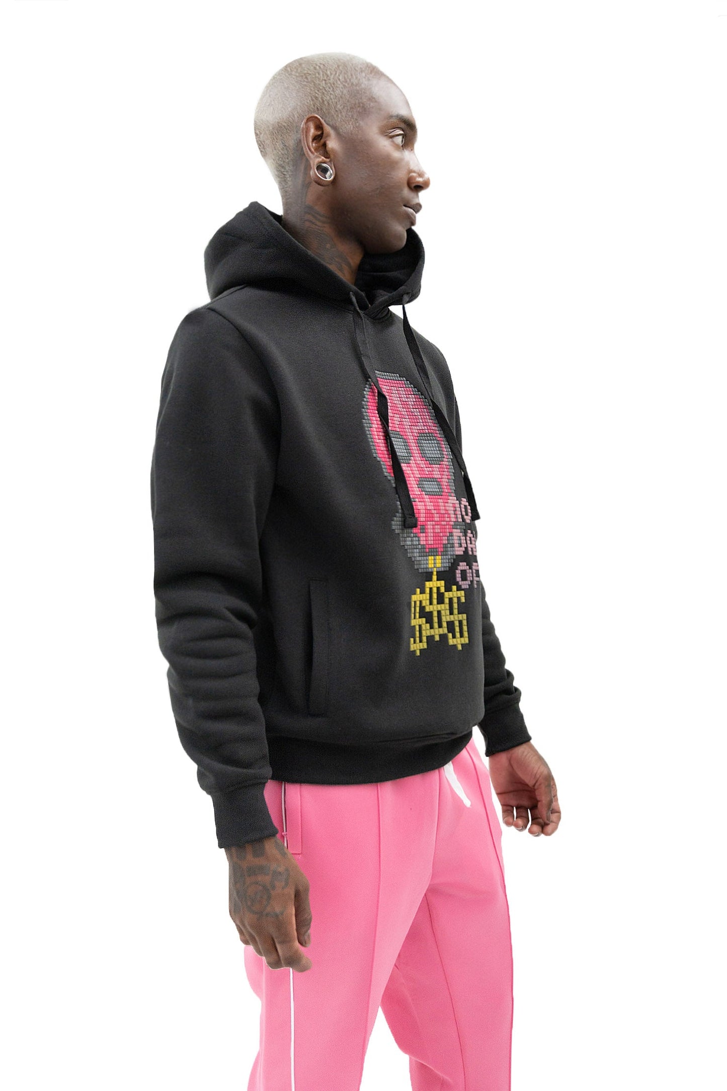 Men's No Days Off 3D Lego Hoodie