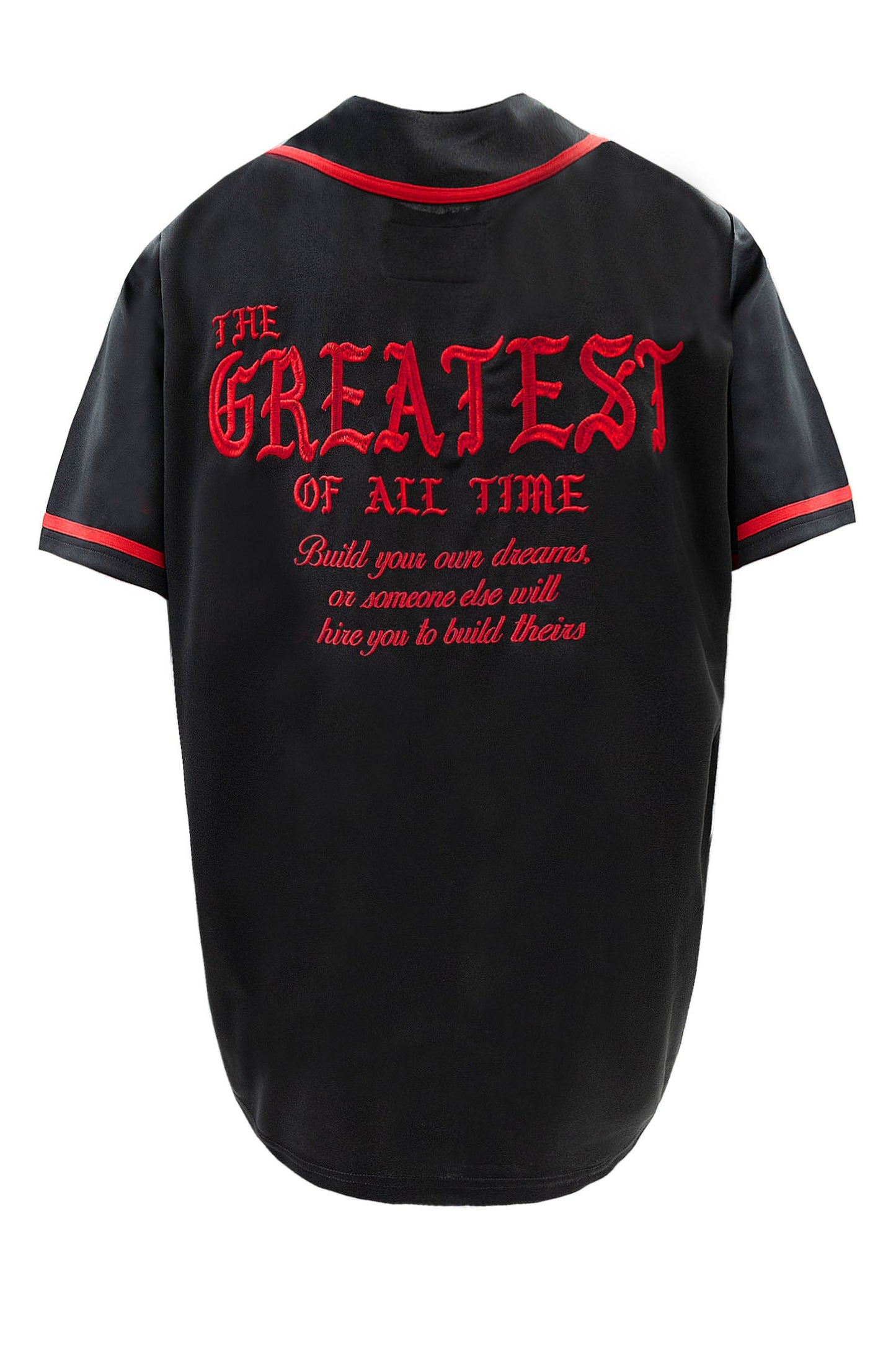 Men's The Goat Embroidered Baseball Jersey