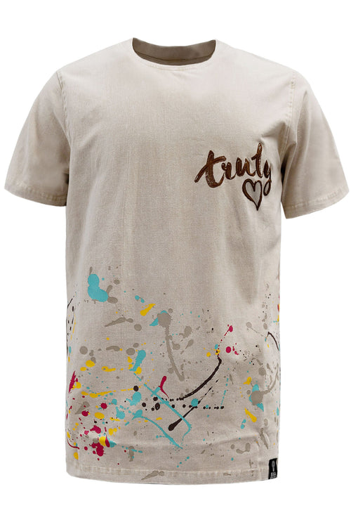 Men's Truly Yours Paint Splatter Graphic T-Shirt